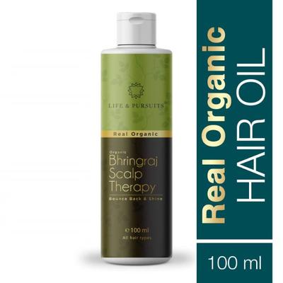 Life & Pursuits Organic Bhringraj Scalp Therapy Hair Oil 100 ml - Hair Oils