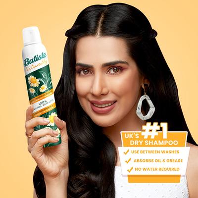 Batiste Naturally Green Tea & Chamomile Dry Shampoo 200 ml - Dry Shampoos & Conditioners