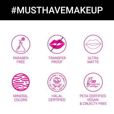 Iba Must Have Transfer Proof Ultra Matte Lipstick - 08 Party All Day 3.2 gm - Lipsticks