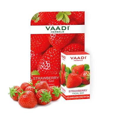Strawberry Facial Bar with Grapeseed Extract 25 gm - Soaps
