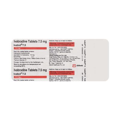 IVABID 7.5mg Tablet 14's Price, Uses, Side effects, Substitutes | Netmeds
