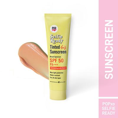 MyGlamm POPxo Selfie Ready Tinted Sunscreen SPF 50 Broad & Pectrum 30gm - Body Sunscreen