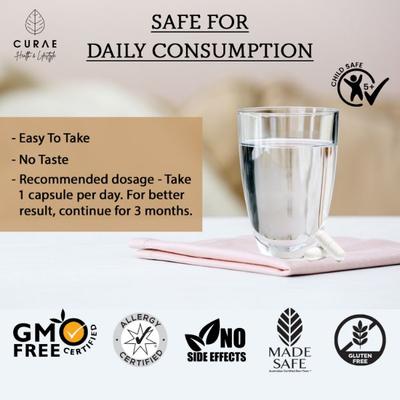 Curae Health Gut Biotix Probiotics and Prebiotics Capsules 60's - Digestive Health