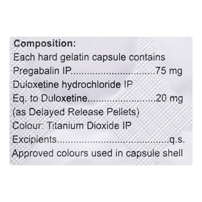 NEUROKEM D 75/20 Capsule 10's - Neuropathic Pain-Dru