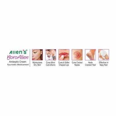 Allen Boro Allen Anti Septic Cream 20 gm (Pack Of 3) 1's - Personal Care (Ayush)