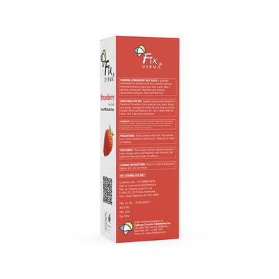 Fixderma Strawberry Face Wash with Vitamin E and Strawberry Extract, Face Wash and Face Cleanser 75 gm - Face Wash & Cleansers