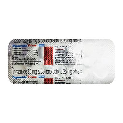 DYAMIDE PLUS 10/25 Tablet 10's - Hypertension-Diu