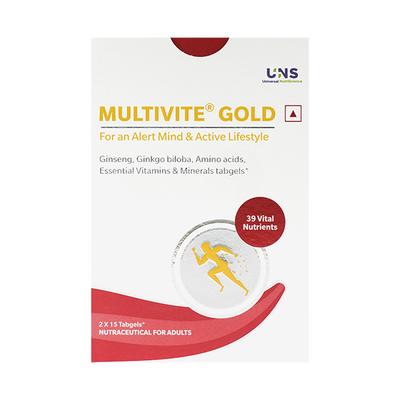 Multivite Gold Tabgel 15's - Multi-Vitamins