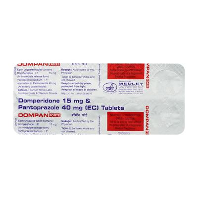 Dompan Forte Tablet 10'S - Ulcer/Reflux/Flatulence-Aaa
