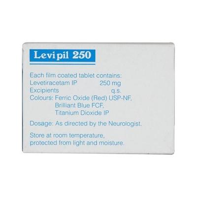Levipil 250mg Tablet 10'S - Epilepsy/Convulsion-Ant