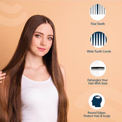 Gubb Detangling Hair Comb (Santorini Hues) Gb-Lh-025 1's - Hair Combs