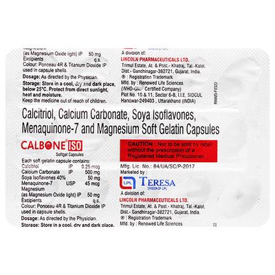 CALBONE ISO Capsule 15's - Supplements-Cal