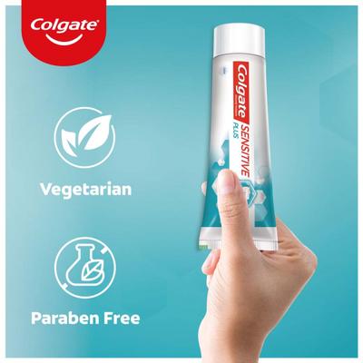 Colgate-Palmolive, Colgate Sensitive Plus Toothpaste, With Pro Argin Formula for Sensitivity Relief, 70 gm - Toothpaste