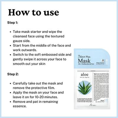 Ariul Ariul Seven Days Plus Mask Aloe 20 ml - Sheet Masks