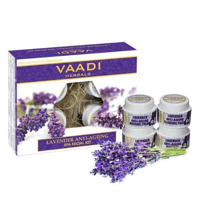 Vaadi Herbals Lavender Anti-Ageing SPA Facial Kit with Rosemary Extract 70 gm - Facial Kits