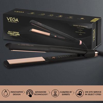 VEGA Professional Pro Copper Titanium Shine with Copper Titanium 3D Floating Plates, (VPMHS-07) 1's - Hair Dryers
