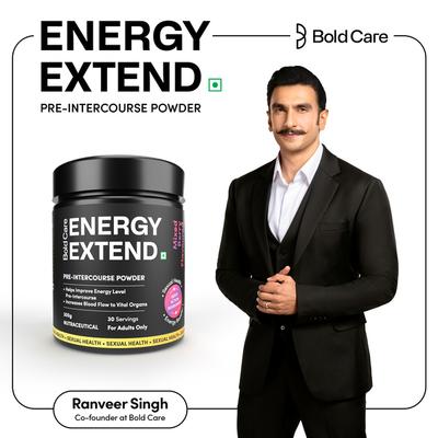 Bold Care Energy Extend Elixir Pre-intercourse Powder - Mixed Berry Flavour 300 g - Other Supplements