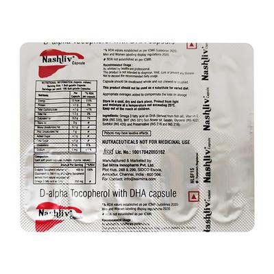 NASHLIV Softgel Capsule 10's - Supplements-Ent