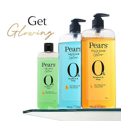 Pears 98% Pure Glycerin Oil-Clear Glow Body Wash 250 ml - Shower Gels & Body Wash