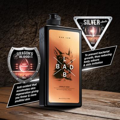 Bad Lab Legally High Refreshing Body Wash 400 ml - Shower Gels & Body Wash