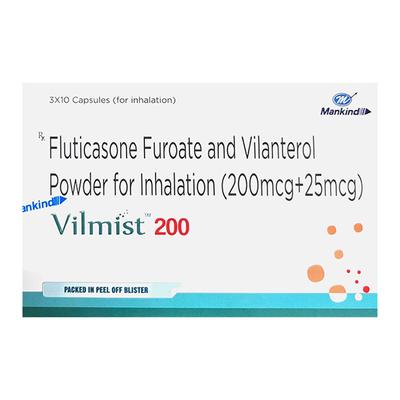VILMIST 200 Capsule 30's - Asthma/COPD-Ast