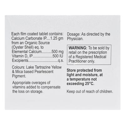 GEMCAL D3 Tablet 15's - Supplements-Cal