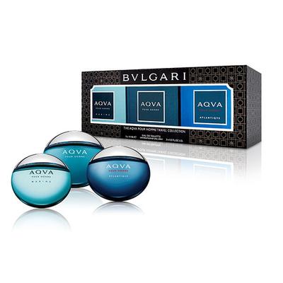Bvlgari Aqva Mini Set (Pour Homme 15ml + Marine 15ml + Atlantiqve 15ml) 45 ml - Perfumes (Edt/Edp)