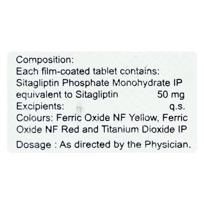 SITAGLO 50 Tablet 15's - Diabetes-Ant
