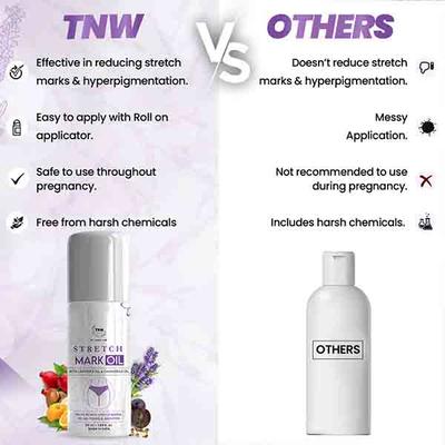 TNW The Natural Wash Stretch Mark Oil 50 ml - Massage Oils