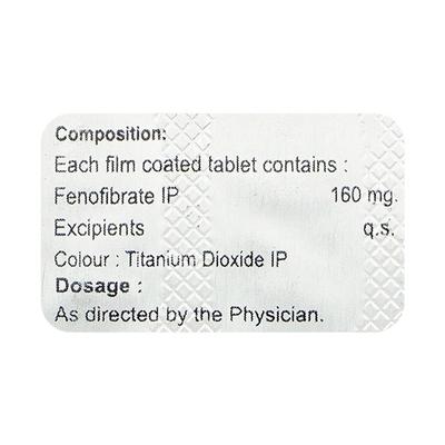 FINOBRATE 160 Tablet 10's - High Cholesterol-Dys