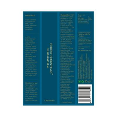 Forest Essentials Cobalt Blue Gulaab Khaas Kajal 0.3 gm - Kajal & Kohls