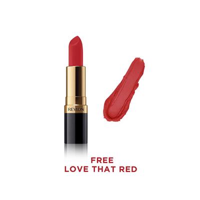 Revlon Super Lustrous Lipstick Combo - Buy 2 Get 1 Free (Chocolate Velvety + Just Me + Love that Red) 24 ml - Lipsticks