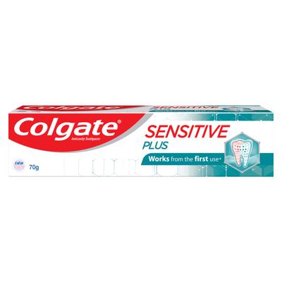 Colgate-Palmolive, Colgate Sensitive Plus Toothpaste, With Pro Argin Formula for Sensitivity Relief, 70 gm - Toothpaste