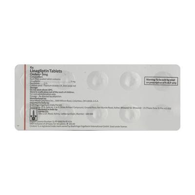 Ondero 5mg Tablet 10'S - Diabetes-Ant