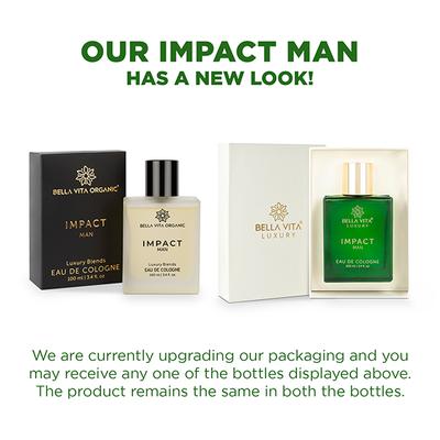 Bella Vita Organic IMPACT MAN Eau De Cologne Perfume For Men 100 ml - Men Perfumes (Edt/Edp)