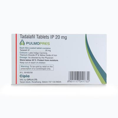 PULMOPRES Tablet 15's - Impotence/Erectile Dysfunction (Ed)