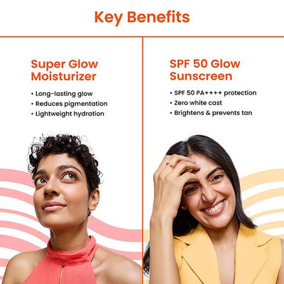 Foxtale Forever Glow Combo - Brighter, Even & Sun-Protected Skin 1's - Facial Kits