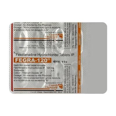 Fegra 120mg Tablet 10'S - Allergies-Ant