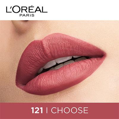 L'Oreal Paris Rouge Signature Matte Liquid Lipstick,121 I Choose 7 Gm - Lipsticks