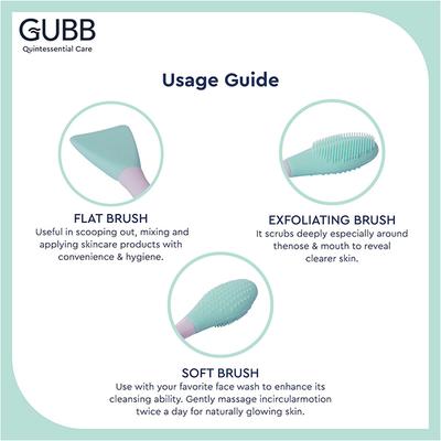 GUBB Multipurpose Silicone Brush 70 gm - Face Brush