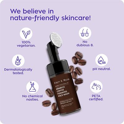 Zayn & Myza Arabica Coffee Foaming Face Wash 100 ml - Scrubs & Exfoliants
