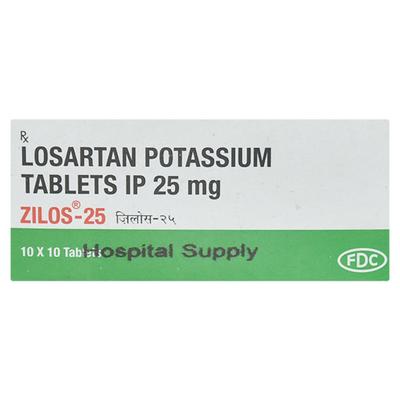 Zilos 25mg Tablet 10'S - Hypertension-Ang