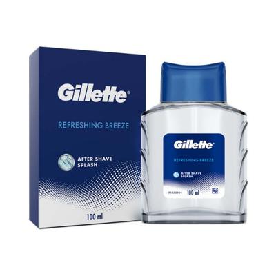 Gillette After Shave Splash Refreshing Breeze, White 100ml - Aftershave Lotion