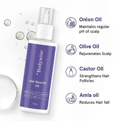 Be Bodywise Hair Nourish Oil 100 ml - Hair Oils