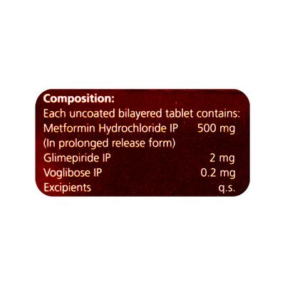 Istaphase mg 2/500/0.2mg Tablet 10'S - Diabetes-Ant