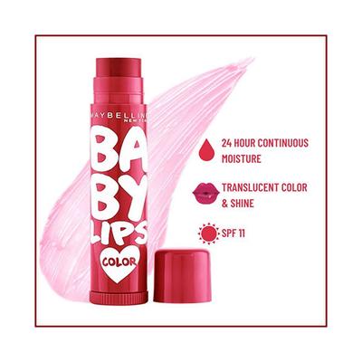 Maybelline New York Baby Lips Lip Balm, Berry Crush 4 gm - Lip Balms