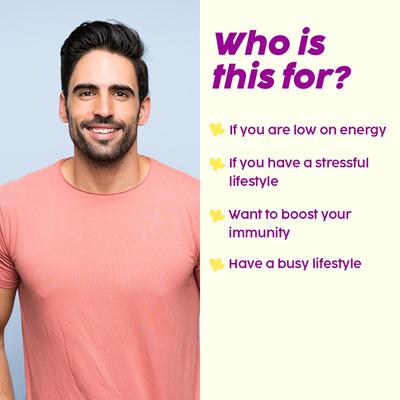 Plix The Plant Fix Ultra Vitality Effervescent For Stamina For Men 60 Tablets, (Orange Burst) 4's - Sexual Care