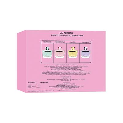 La French Euphoria, Mood Swing, Happiness, Invoke Luxury Perfume Gift Set for Him & Her 4X20 Ml 4's - Perfumes (Edt/Edp)