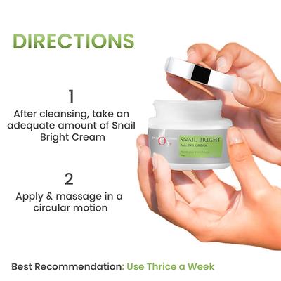 O3+ Snail Bright All-In-1 Cream 55 g - Face Moisturizers