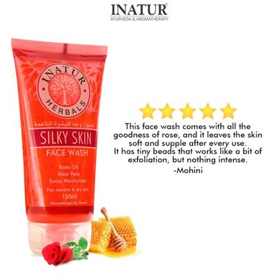 Inatur Silky Skin Face Wash 150 ml - Face Wash & Cleansers